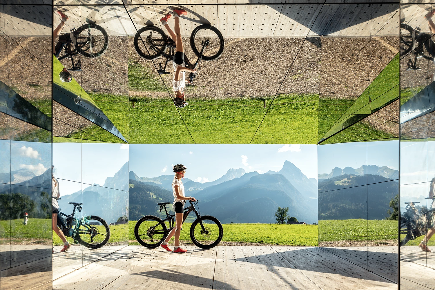 architecture_mirror_house_mirage_gstaad_cycliste architecture_mirror_house_mirage_gstaad_cycliste